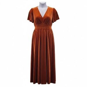 Corduroy Dress Burnt‎ Sienna Medium